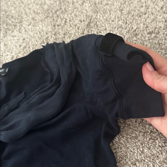 Dolce & Gabbana Cowl Neck Short Sleeve Top size S/M Blouse Formal - Picture 7 of 8